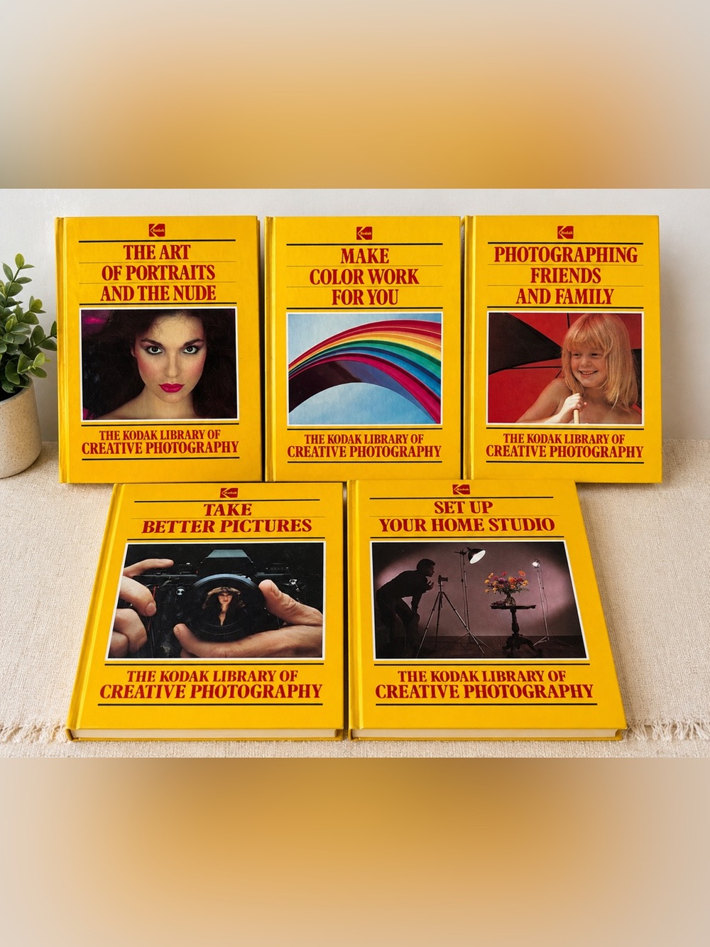 Vintage Kodak Library of Creative Photography Hardcover Books 5 Photography